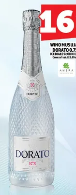 Wino musujące Ice białe słodkie 10% promocja w TOPAZ
