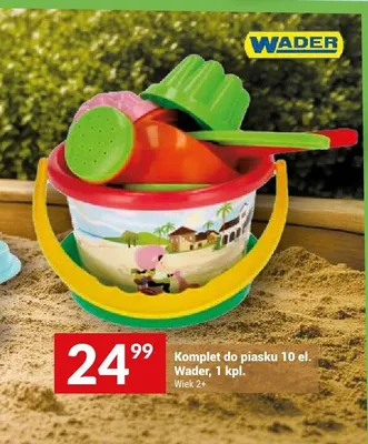 Komplet do piasku Wader promocja w Twój Market