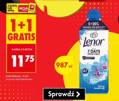 Płyn do płukania 7 days fresh bed spring awakening promocja w Biedronka
