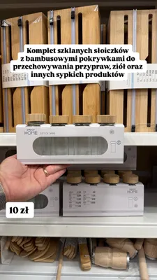 Zestaw szklanych słoiczków Pepco Home promocja w Pepco