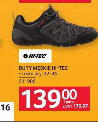 Buty męskie Hi-Tec promocja w Selgros