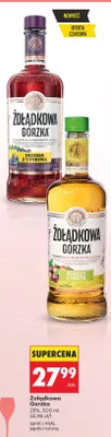 Wódka Żołądkowa Gorzka jagoda z cytryną promocja w Biedronka