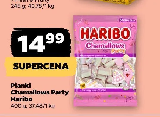 Pianki Chamallows Party Haribo promocja w Netto