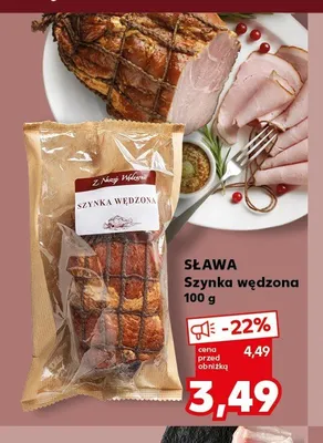 Szynka wędzona Sława promocja w Kaufland