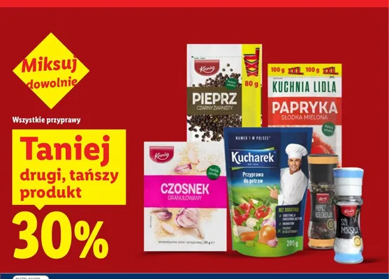 Czosnek granulowany Kania promocja w Lidl