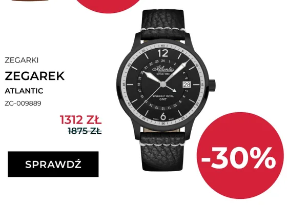 Zegarek Atlantic ZG-009889 promocja w Briju