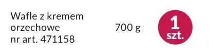 Wafle z kremem orzechowe promocja w Makro