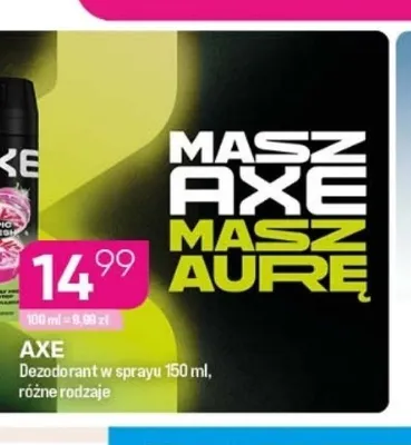 Dezodorant w sprayu AXE 150ml promocja w Drogerie Koliber