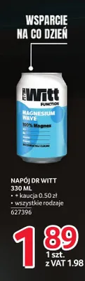 Napój Dr Witt Magnesium Wave promocja w Selgros