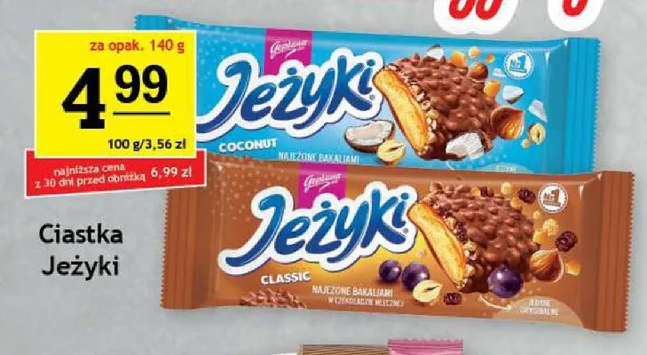 Ciastka Jeżyki Classic Goplana promocja w Gram Market