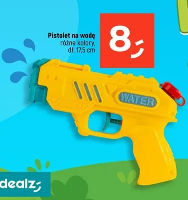 Pistolet na wodę różne kolory promocja w Dealz