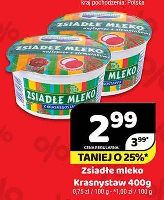 Zsiadłe mleko Krasnystaw promocja