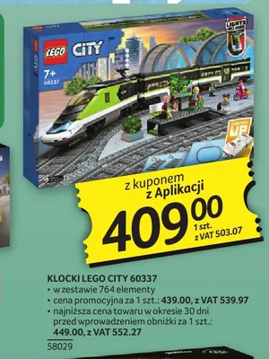Klocki LEGO City 60337 promocja w Selgros