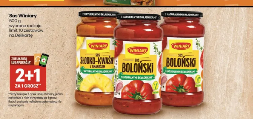 Sos Winiary Słodko-Kwaśny z ananasem promocja w Delikatesy Centrum