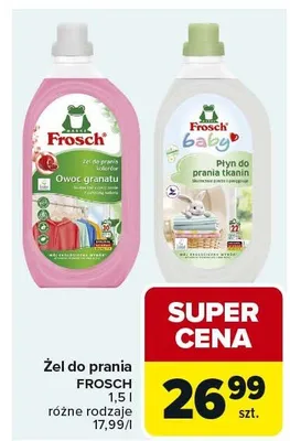 Żel do prania FROSCH różne rodzaje promocja w Carrefour Market