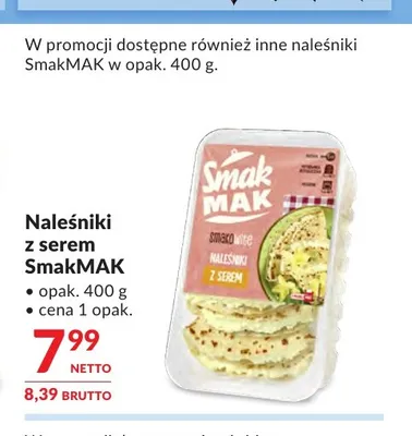 Naleśniki z serem SmakMAK promocja w Makro