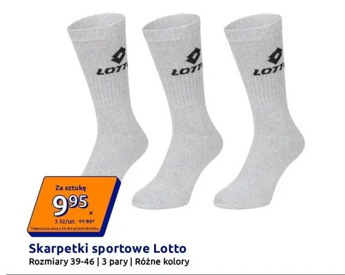 Skarpetki sportowe Lotto rozmiary 39-46 promocja w Action