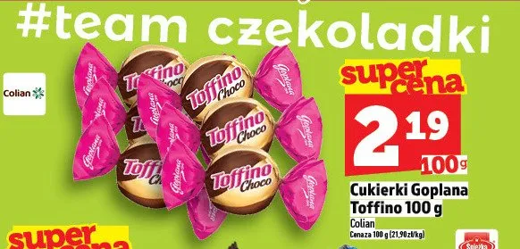 Cukierki Goplana Toffino promocja w TOPAZ