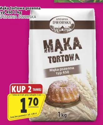 Mąka tortowa pszenna typ 450 Spiżarnia Dworska promocja w Prim Market