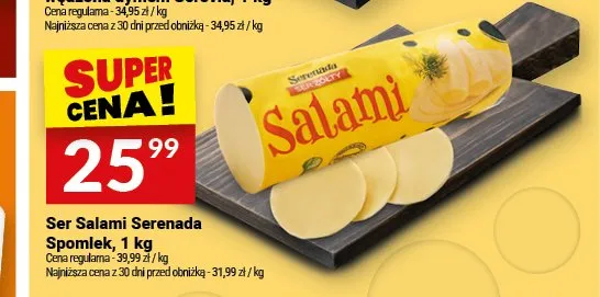 Ser Salami Serenada Spomlek promocja w Twój Market