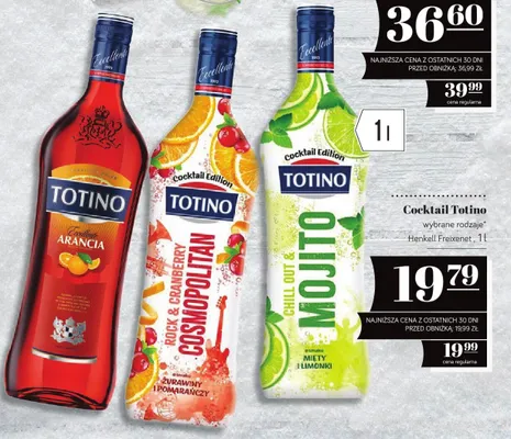 Cocktail Totino wybrane rodzaje promocja w POLOmarket