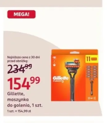 Maszynka do golenia Gillette Fusion 5 promocja w Rossmann