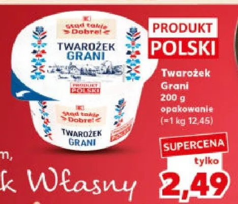 Twarożek Grani Stąd Takie Dobre! promocja w Kaufland