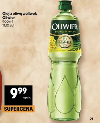 Olej z oliwą z oliwek Oliwier promocja w Delikatesy Centrum