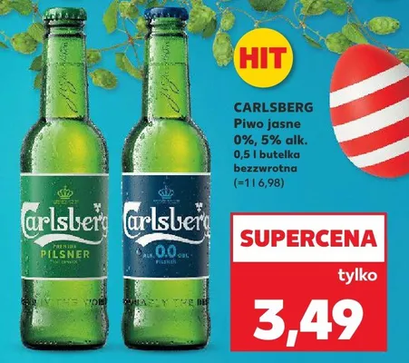Piwo jasne 0%, 5% alk. bezzwrotna promocja w Kaufland