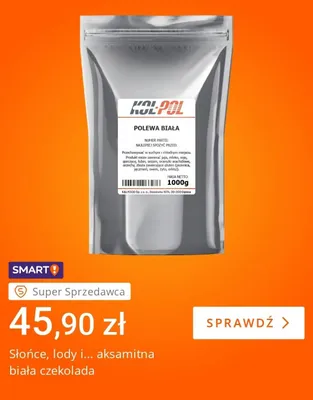Polewa biała Kol-Pol promocja w Allegro