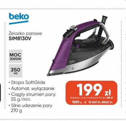 Żelazko parowe Beko SIM8130V promocja w Max Elektro