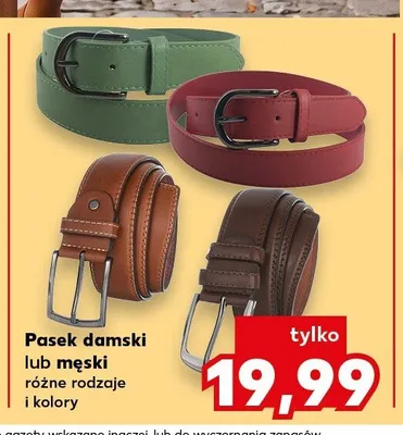 Pasek męski promocja w Kaufland