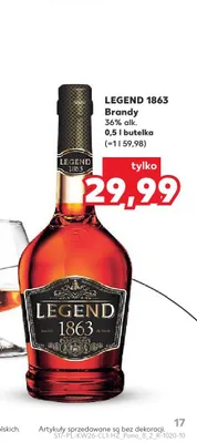 Brandy Legend 1863 promocja w Kaufland
