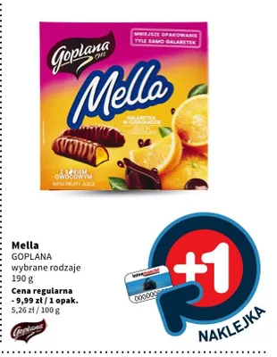 Galaretka w czekoladzie Goplana Mella promocja w Intermarche