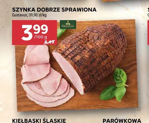 Szynka dobrze sprawiona Gustavus promocja w Stokrotka