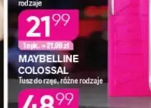 Tusz do rzęs Maybelline Colossal promocja w Drogerie Koliber