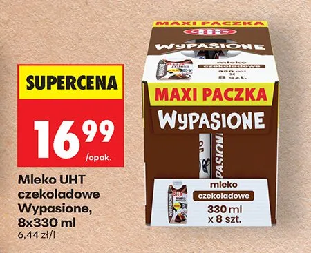 Mleko UHT czekoladowe Wypasione promocja w Biedronka