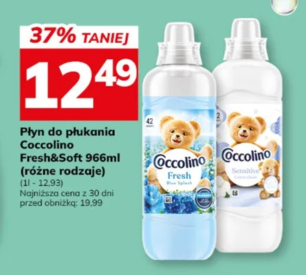 Płyn do płukania Coccolino Sensitive promocja w Hitpol