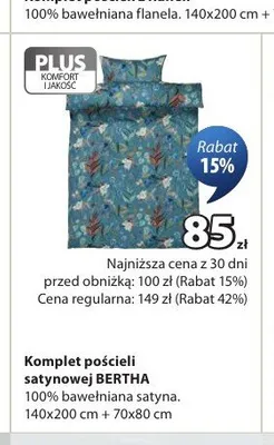 Komplet pościeli satynowej Bertha promocja w Jysk