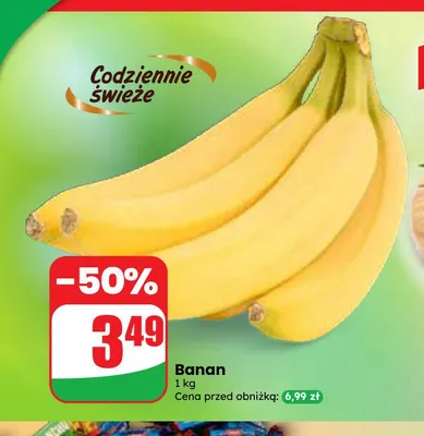 Banany promocja w Dino