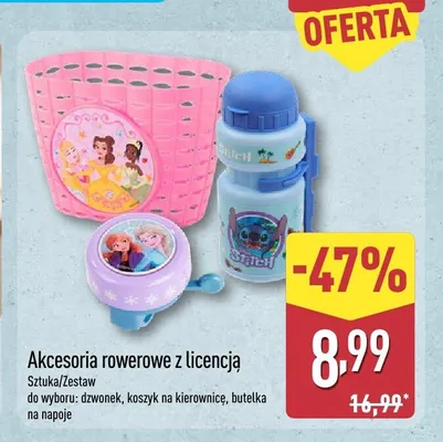 Koszyk na kierownicę z licencją promocja w Aldi
