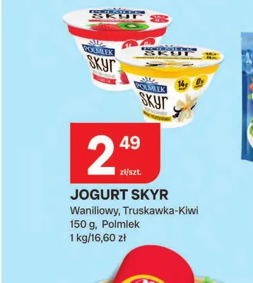 Jogurt Skyr waniliowy Polmlek promocja w Chorten