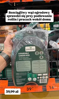 Wąż ogrodowy rozciągliwy promocja w Biedronka