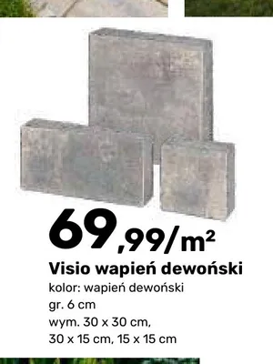 Płyta dekoracyjna Visio wapień dewoński promocja w Bricomarche