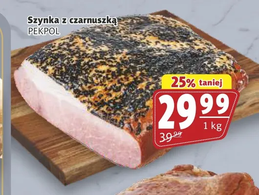 Szynka z czarnuszką Pekpol promocja w Prim Market