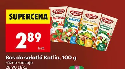 Sos do sałatki różne rodzaje promocja w Biedronka