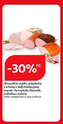 Szynki polędwice i schaby z lady tradycyjnej promocja w Auchan