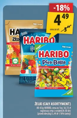 Żelki (cały asortyment) promocja w Arhelan