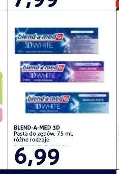 Pasta do zębów Blend-a-med 3D White promocja w Blue Stop
