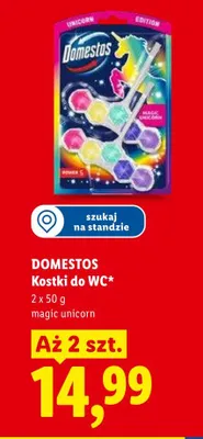 Kostki do WC Domestos Magic Unicorn promocja w Lidl